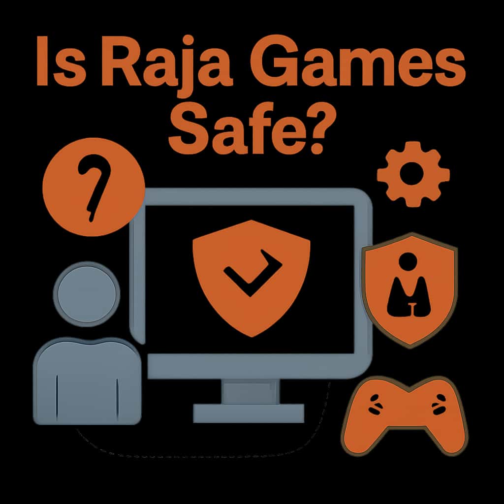 An illustration depicting safety protocols at Raja Games.