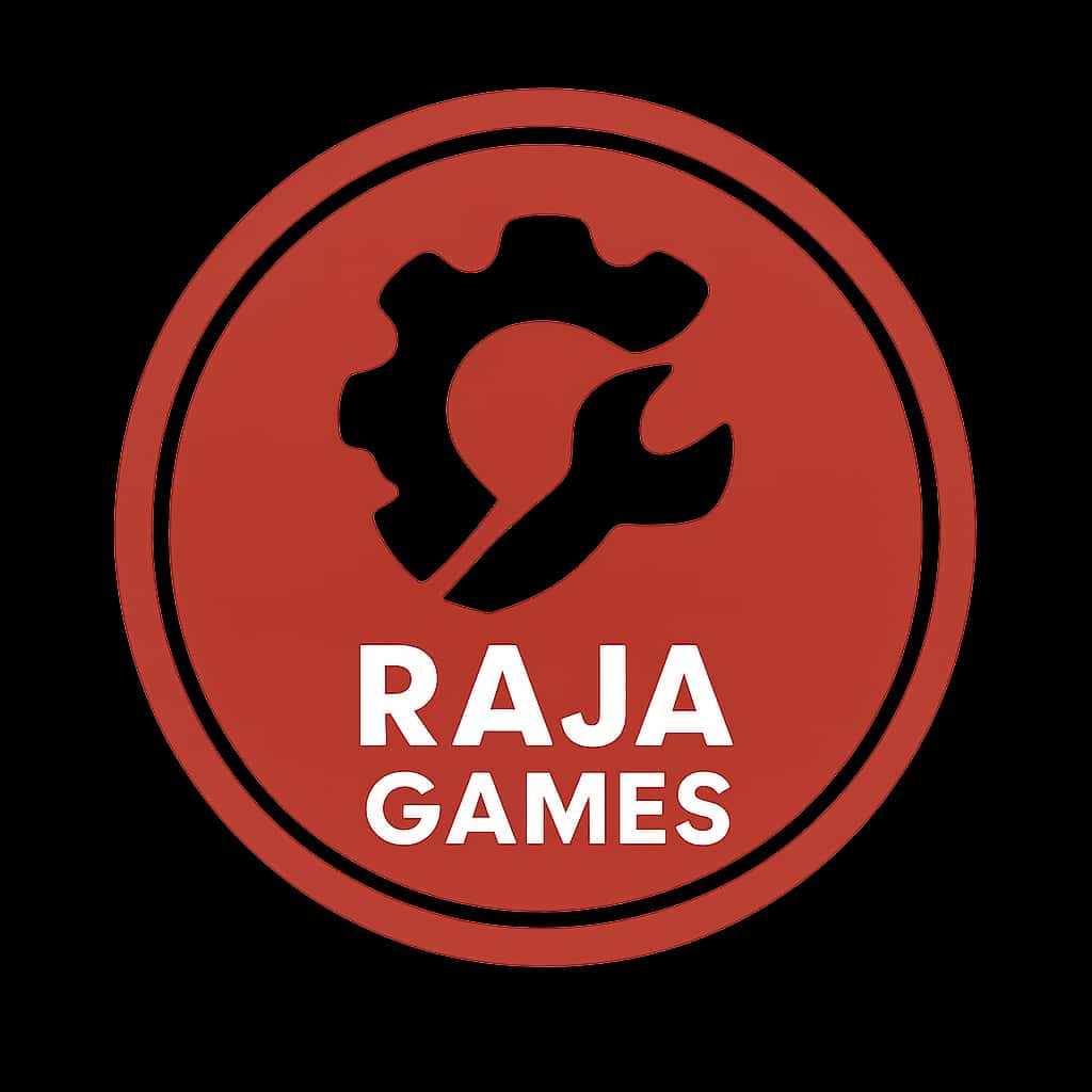 A badge symbolizing support for Raja Games users.