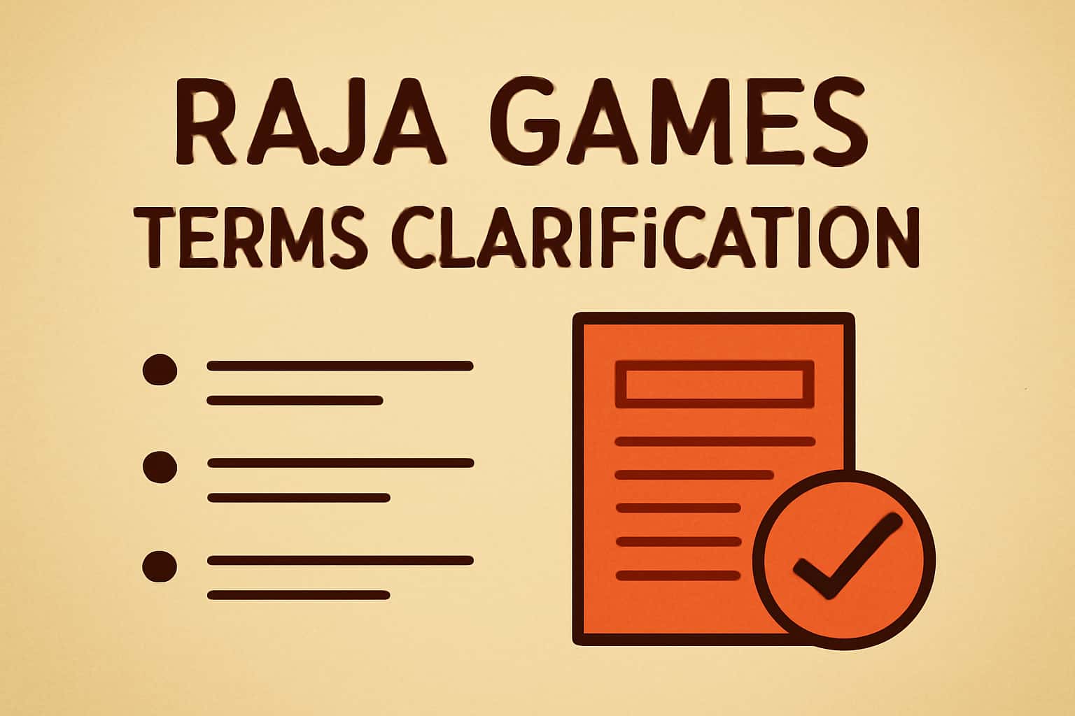 An illustrative scene focused on Raja Games Terms Clarification, showcasing essential information.
