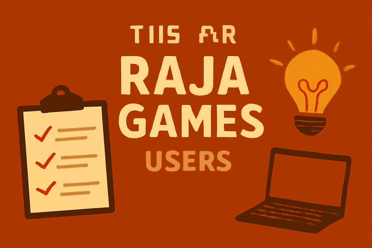 A futuristic graphic showcasing tips for enhancing user experience on Raja Games.
