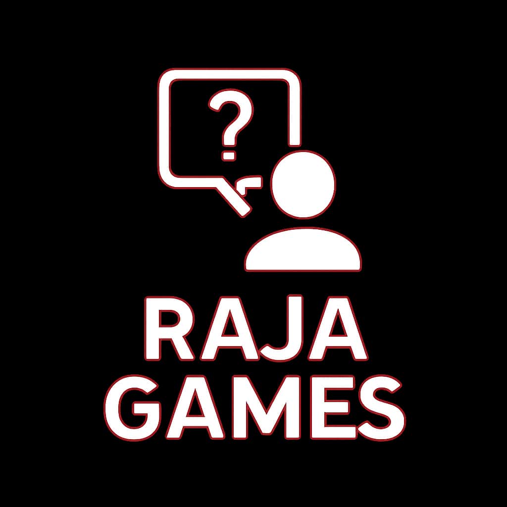 An icon representing support resources for Raja Games.