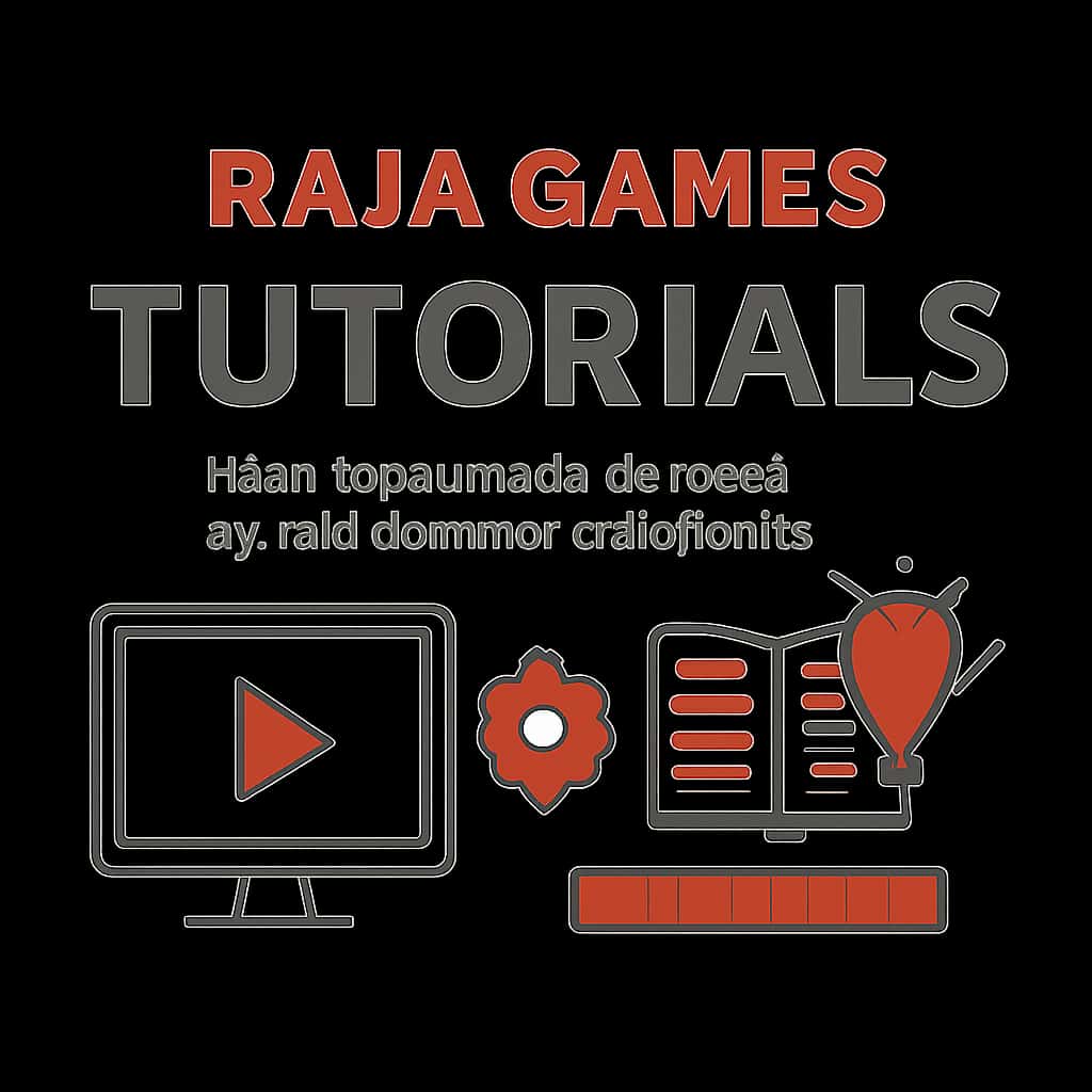 An educational illustration related to Raja Games Tutorials.